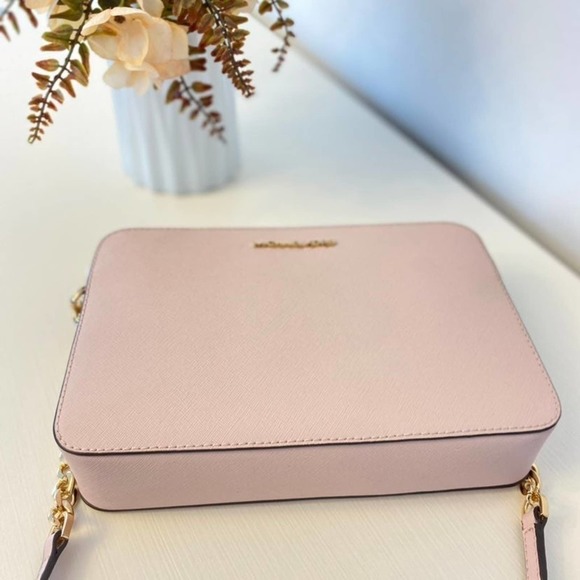 Michael Kors purse & wallet Jet Set Travel Item chain Crossbody bag leather - Picture 7 of 12